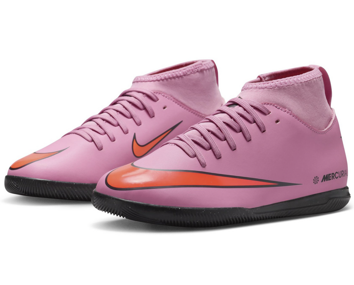 Nike Mercurial Superfly 10 Club IC Junior Fussballhallenschuh, lila/orange