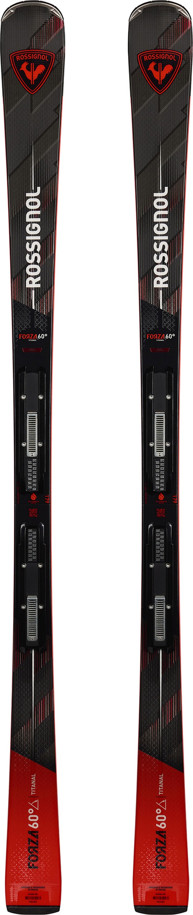 Rossignol Forza 60' TI Konect Ski inkl. Bindung NX 12 Konect GW B80 schwarz/hotred