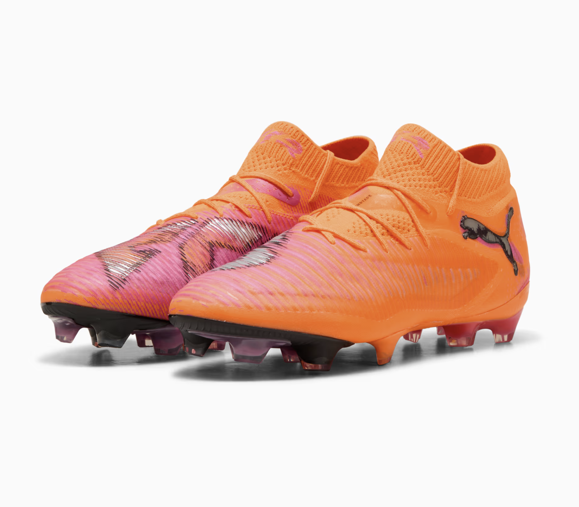 Puma Future 8 Ultimate FG Fussballschuh, heatfire/schwarz