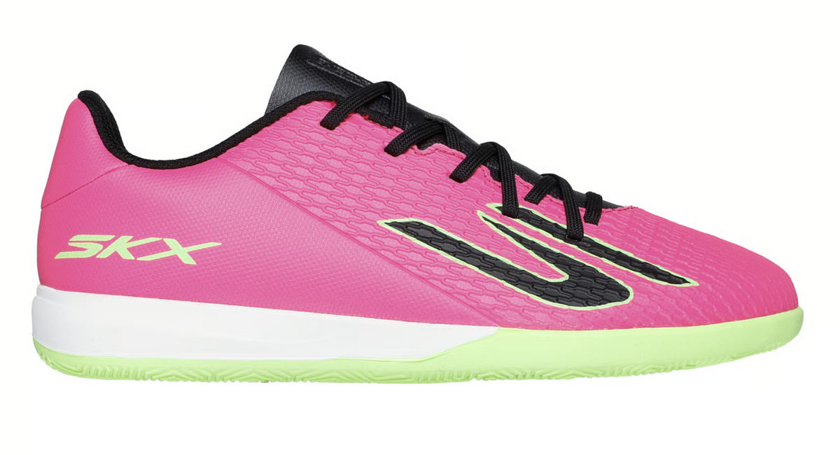 Skechers SKX 2 TD IC Junior Fussballhallenschuhe, rosa/schwarz