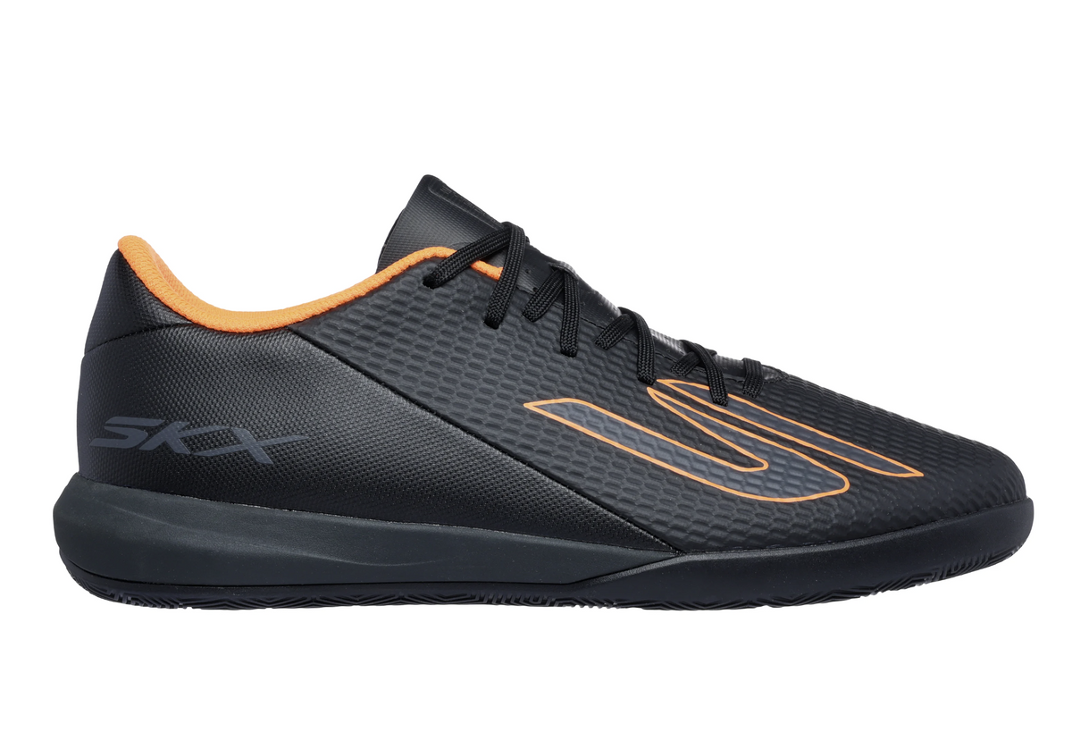 Skechers SKX 2 Academy IC Fussballhallenschuhe, schwarz/orange