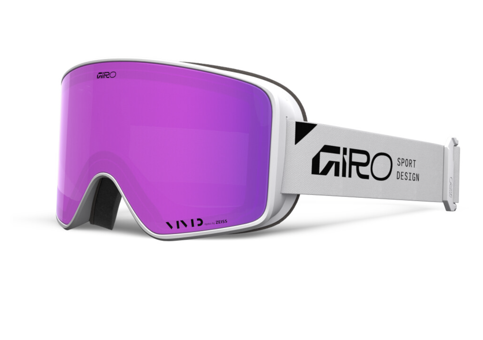 Giro Method II Vivid Skibrille, weiss/pink