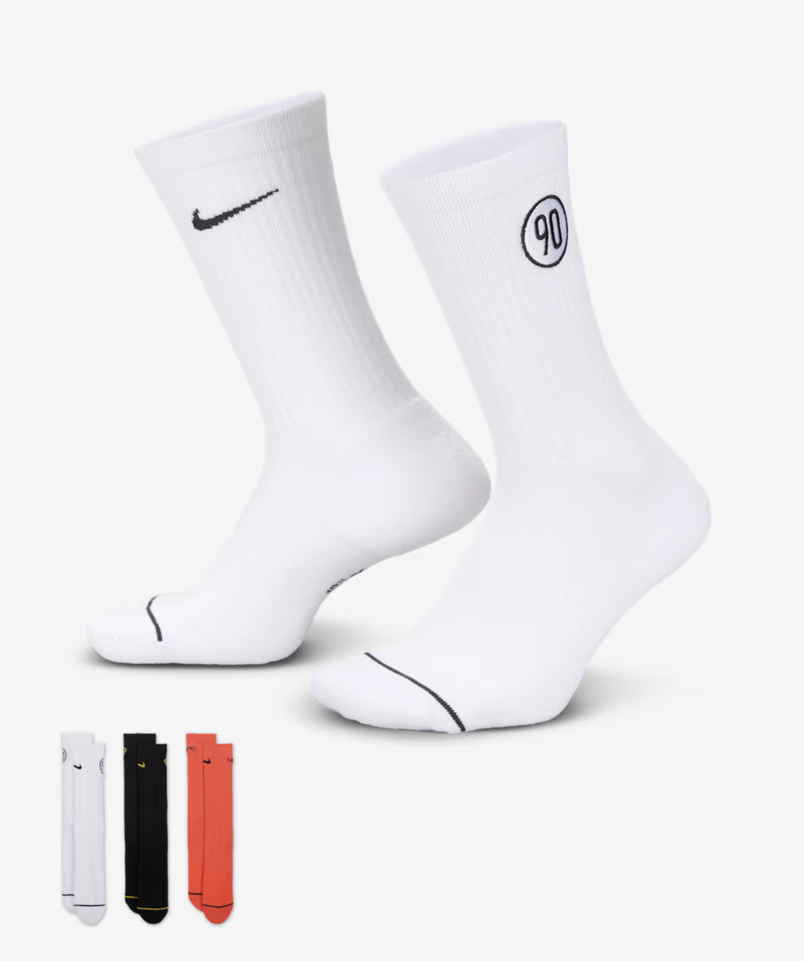 Nike Total 90 Everyday gepolsterte Crew-Socken (3 Paar), multicolor