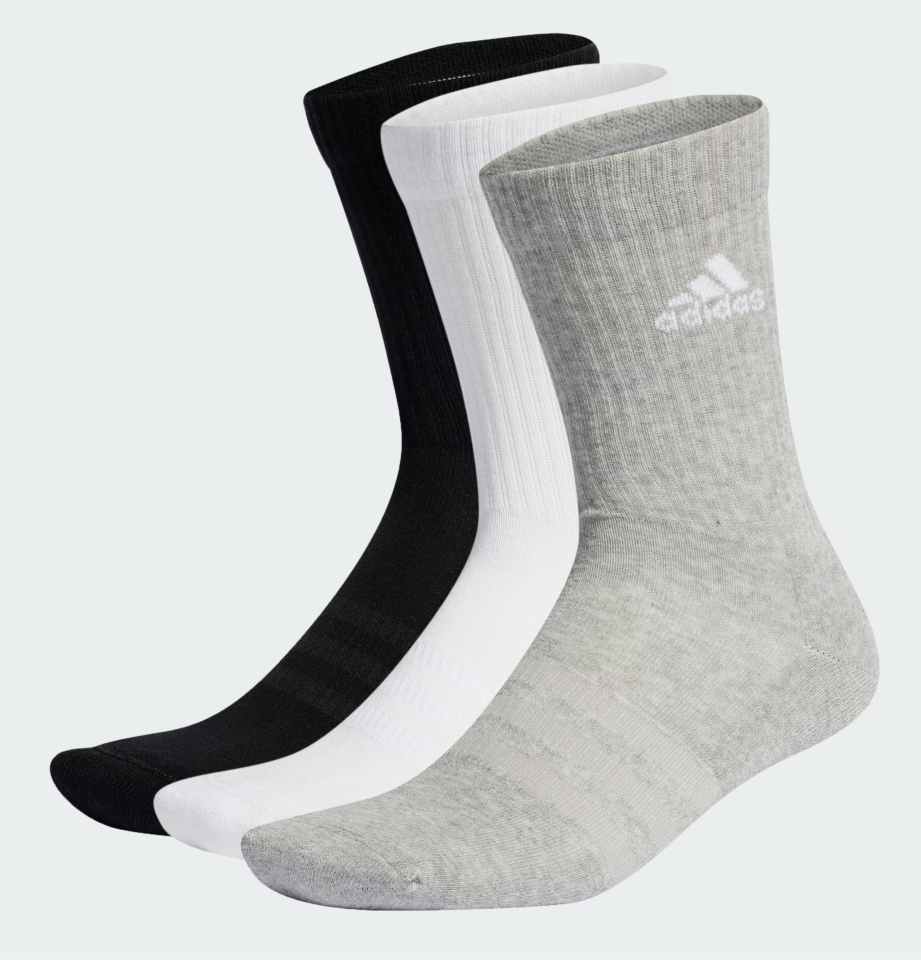 Adidas Cushioned Crew Socken (3 Paar), multicolor