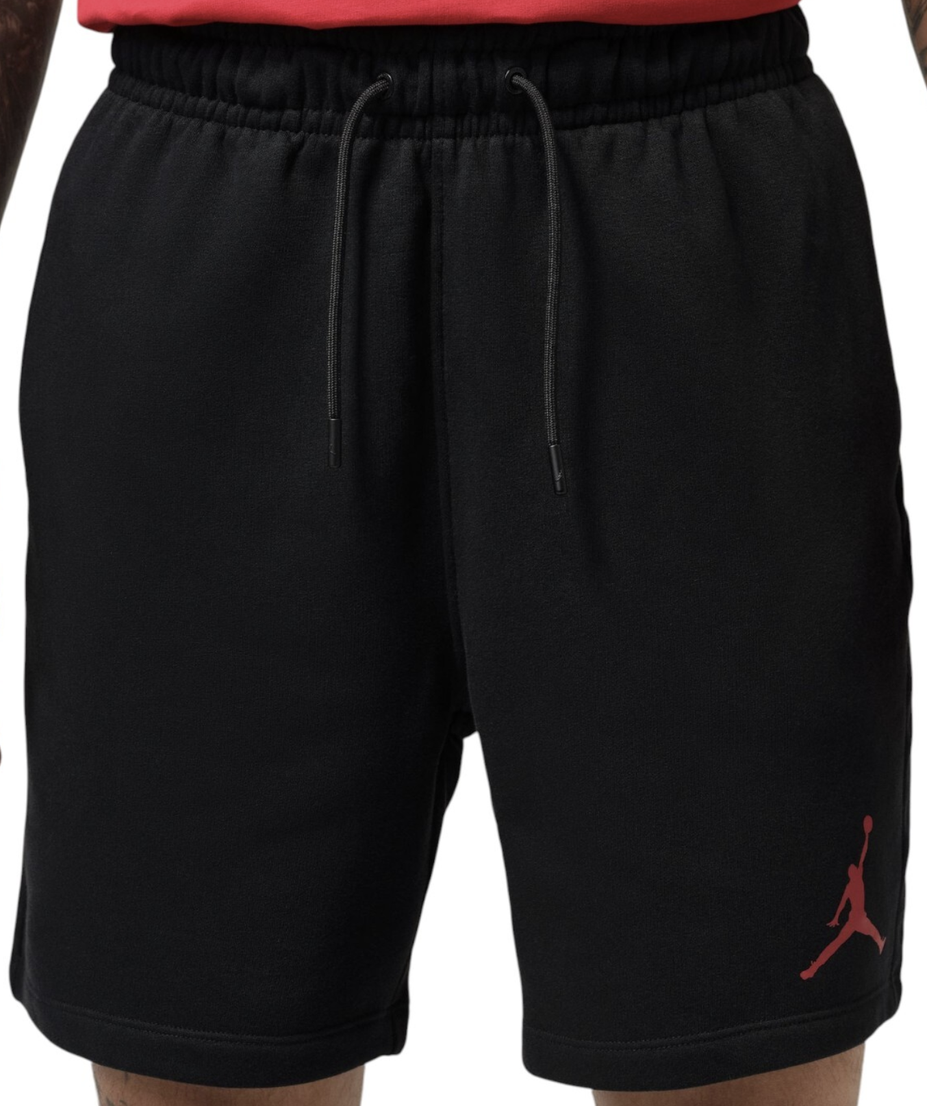 Nike Jordan Jumpman FLC Shorts, schwarz/rot