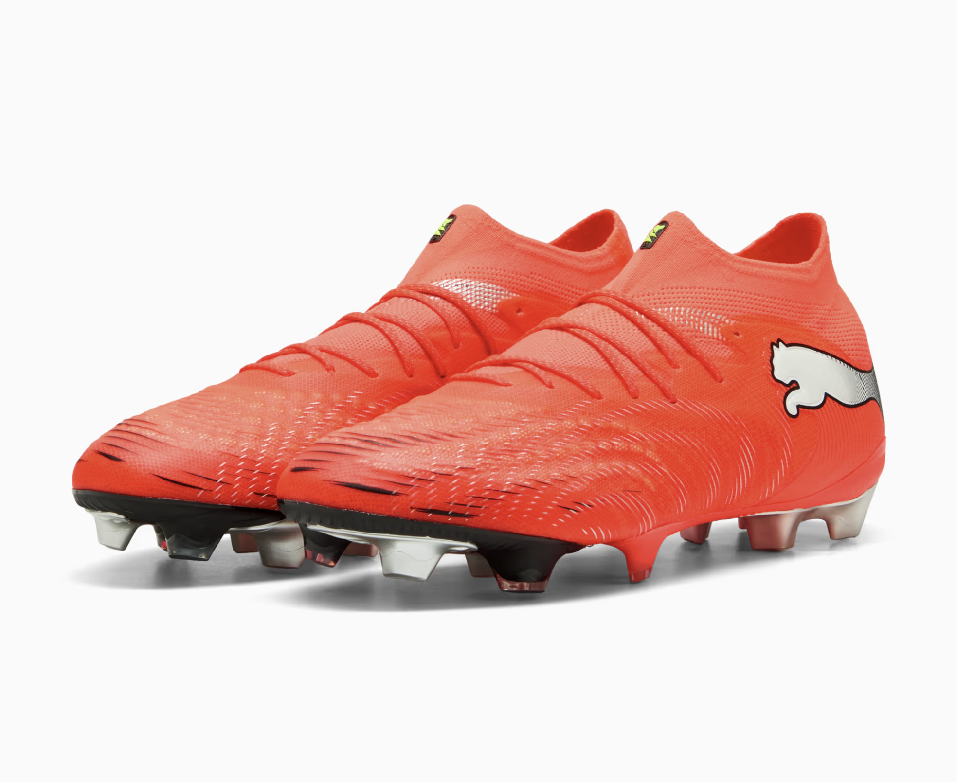 Puma Future 9 Ultimate FG Fussballschuh, rot/weiss/schwarz