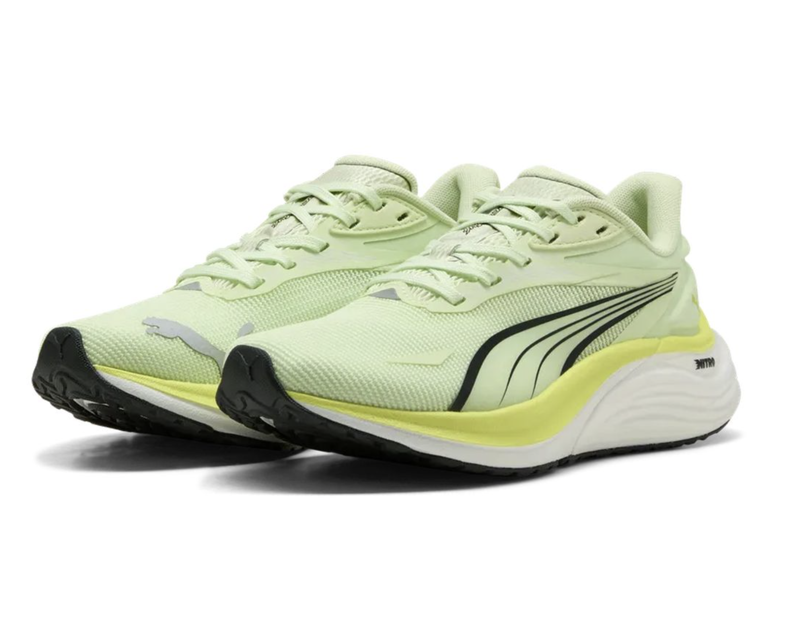 Puma Electrify NITRO™ 4 Junior Laufschuhe, applespritz/lime/black