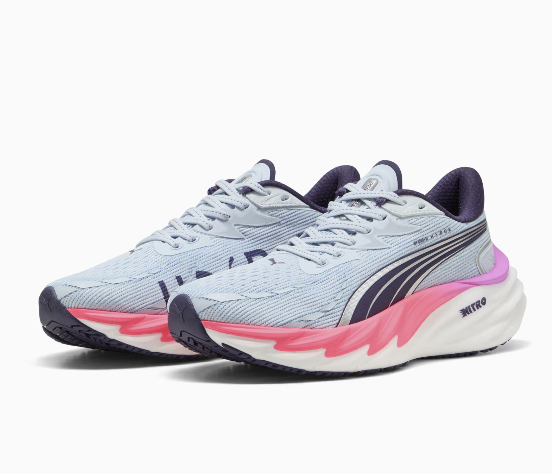 PUMA x HYROX Velocity NITRO™ 4 Damen Laufschuhe, pink/plum
