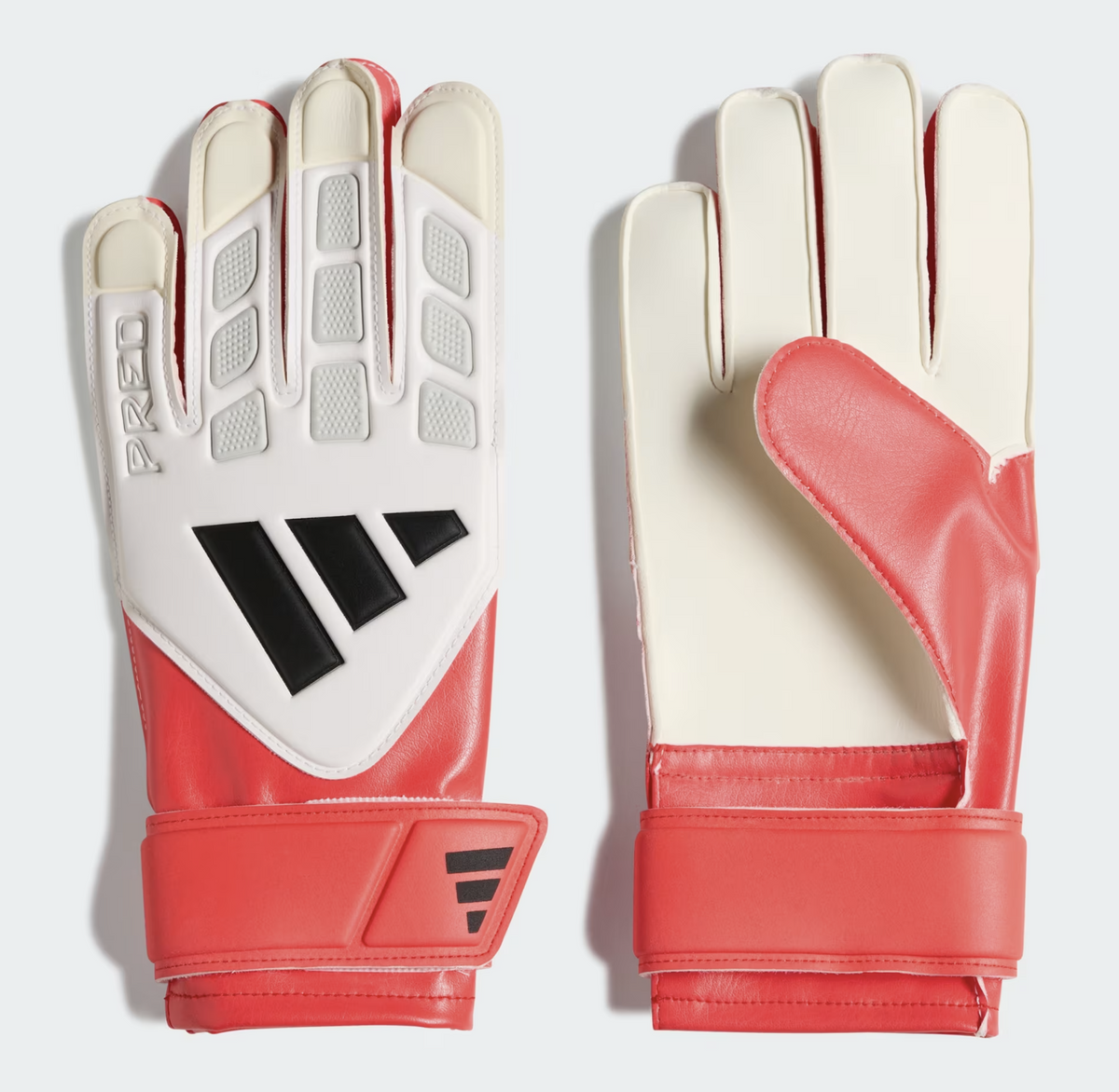 Adidas Predator Training Junior Torwarthandschuhe, rot/schwarz