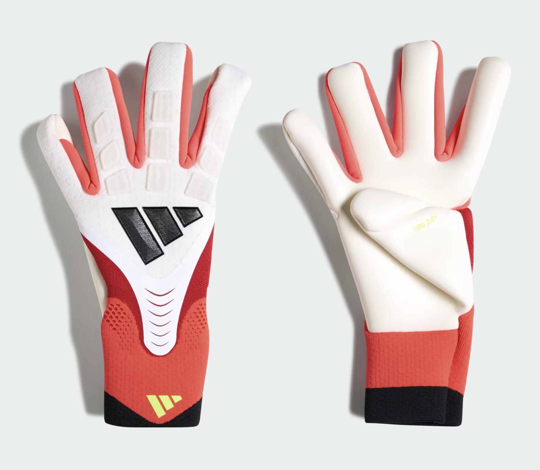 Adidas Predator GL Pro Torwarthandschuhe, weiss/rot/schwarz