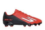Skechers SKX_2 MG Junior Fussballschuhe, rot/schwarz