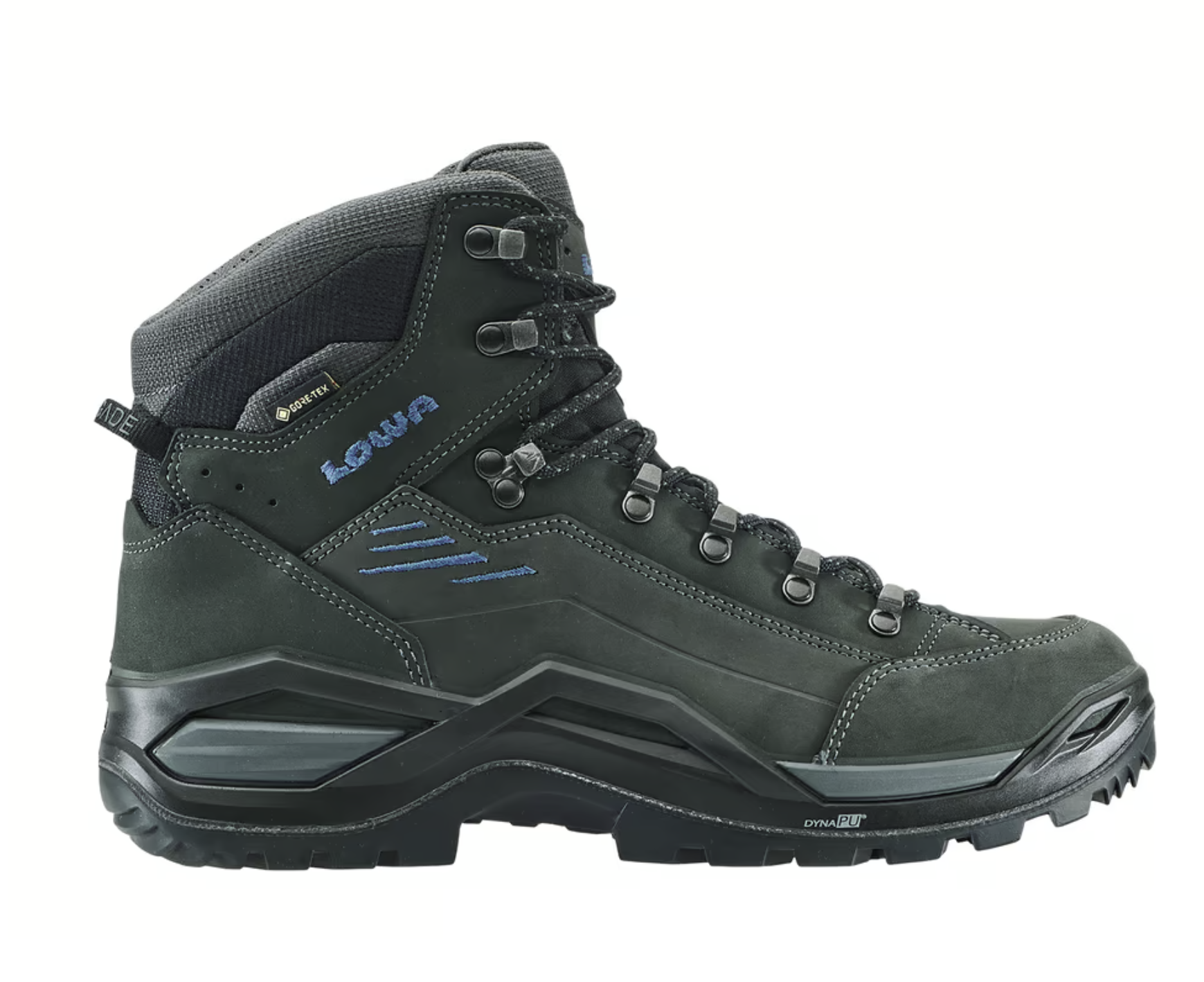 Lowa Renegade Evo GTX MID Wanderschuh, anthrazit/stahlblau