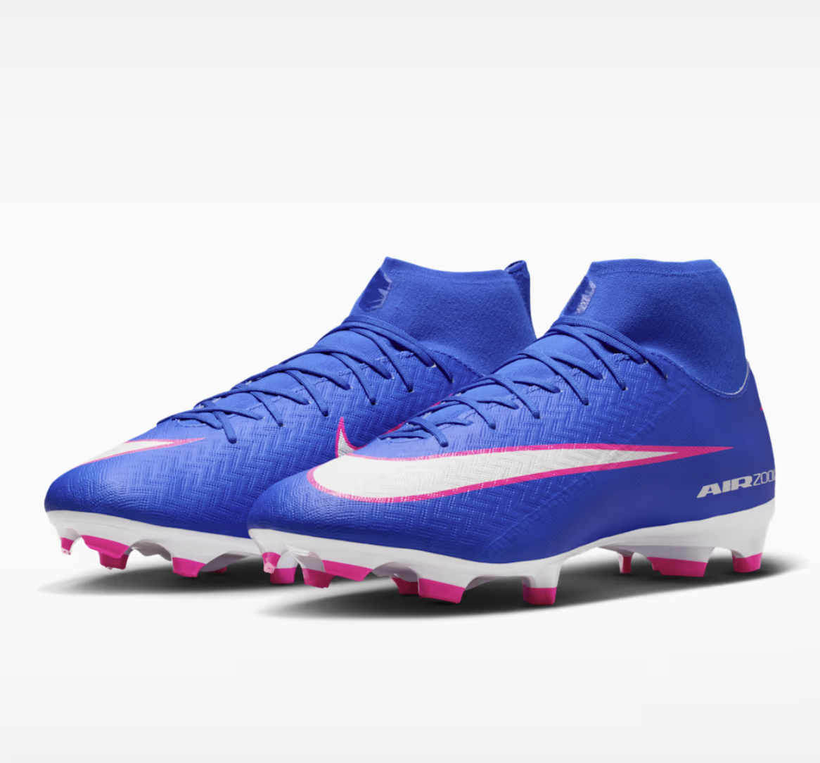 Nike Mercurial Superfly 10 Academy Fussballschuh, blau/weiss/pink