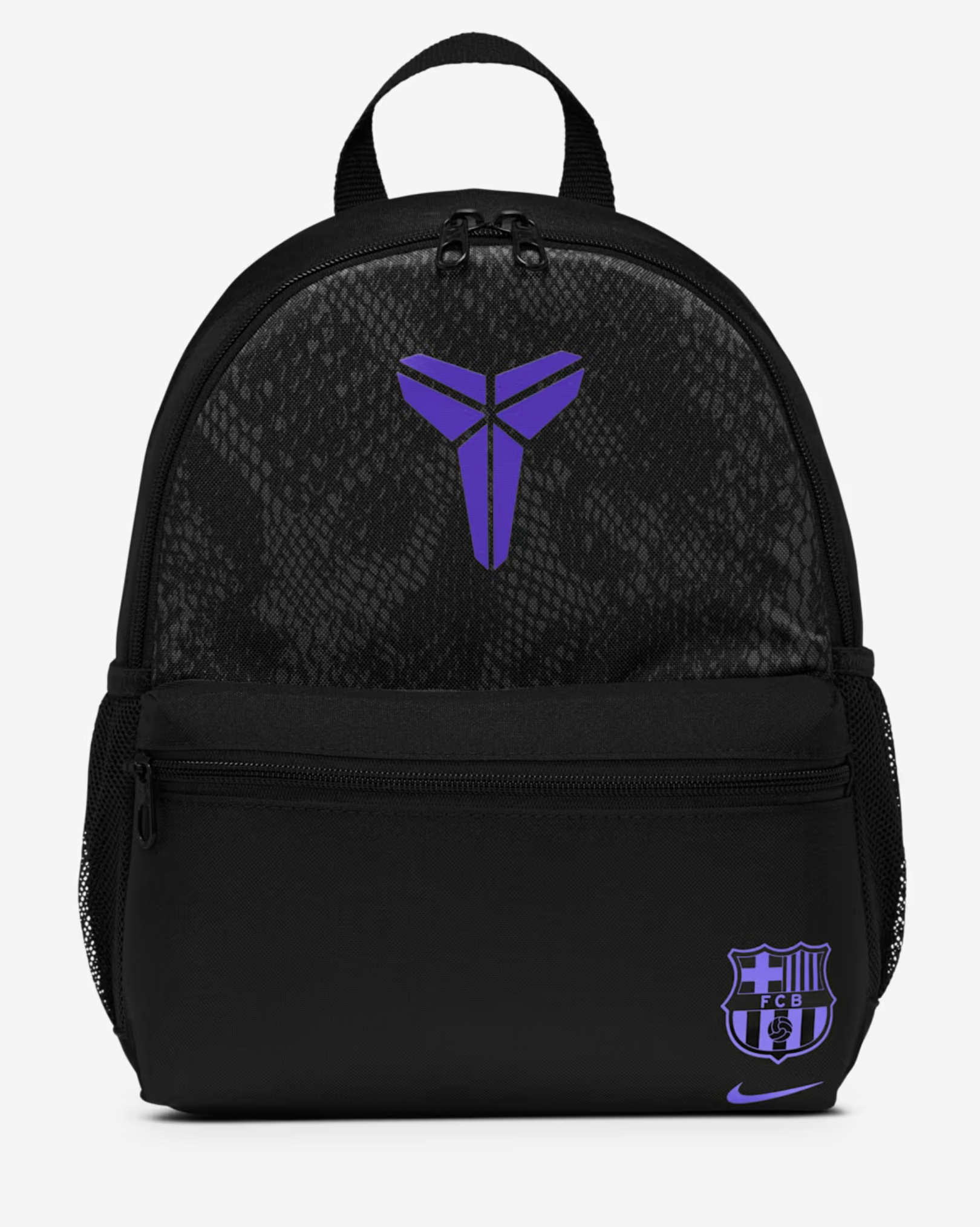 Nike FC Barcelona JDI Mini-Rucksack 2025/26, schwarz/violet
