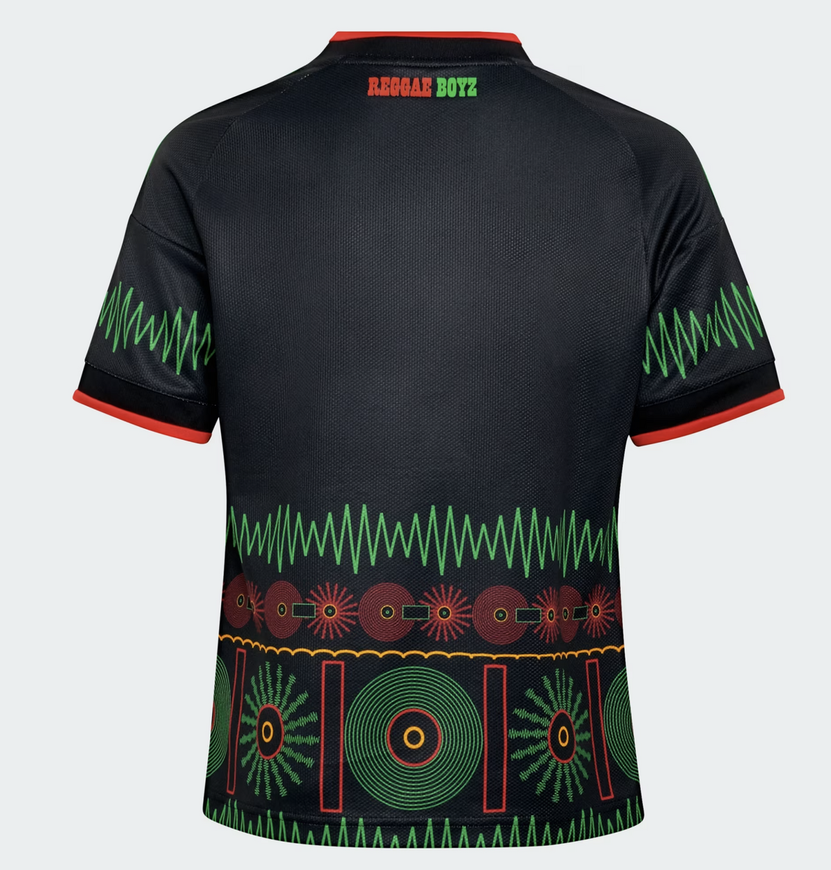 Adidas JFF Jamaika Trikot Away Junior 2026, schwarz