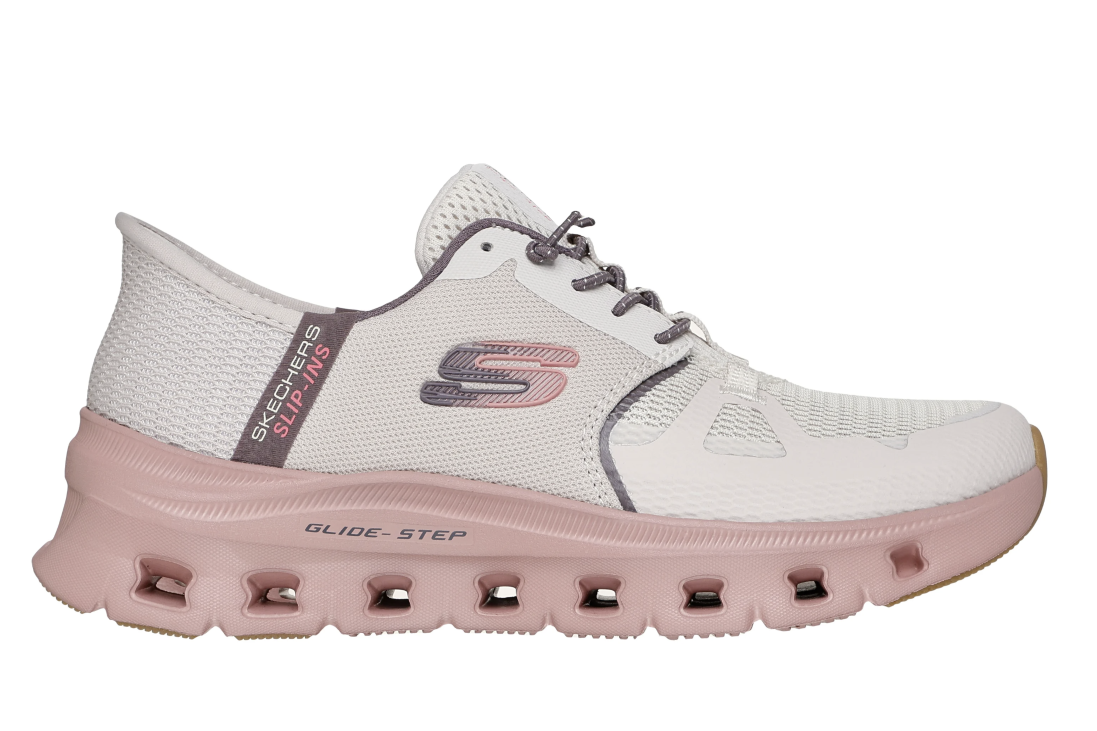Skechers Slip-ins Glide-Step Pro Damen Freizeitschuhe, grau/mehrfarbig