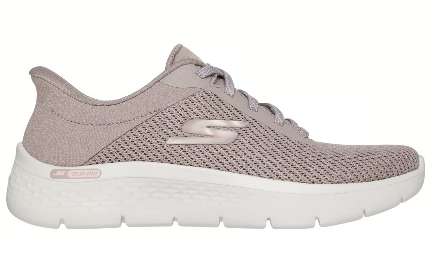 Skechers Slip-ins Go Walk Flex - Carla Damen Freizeitschuhe, natur