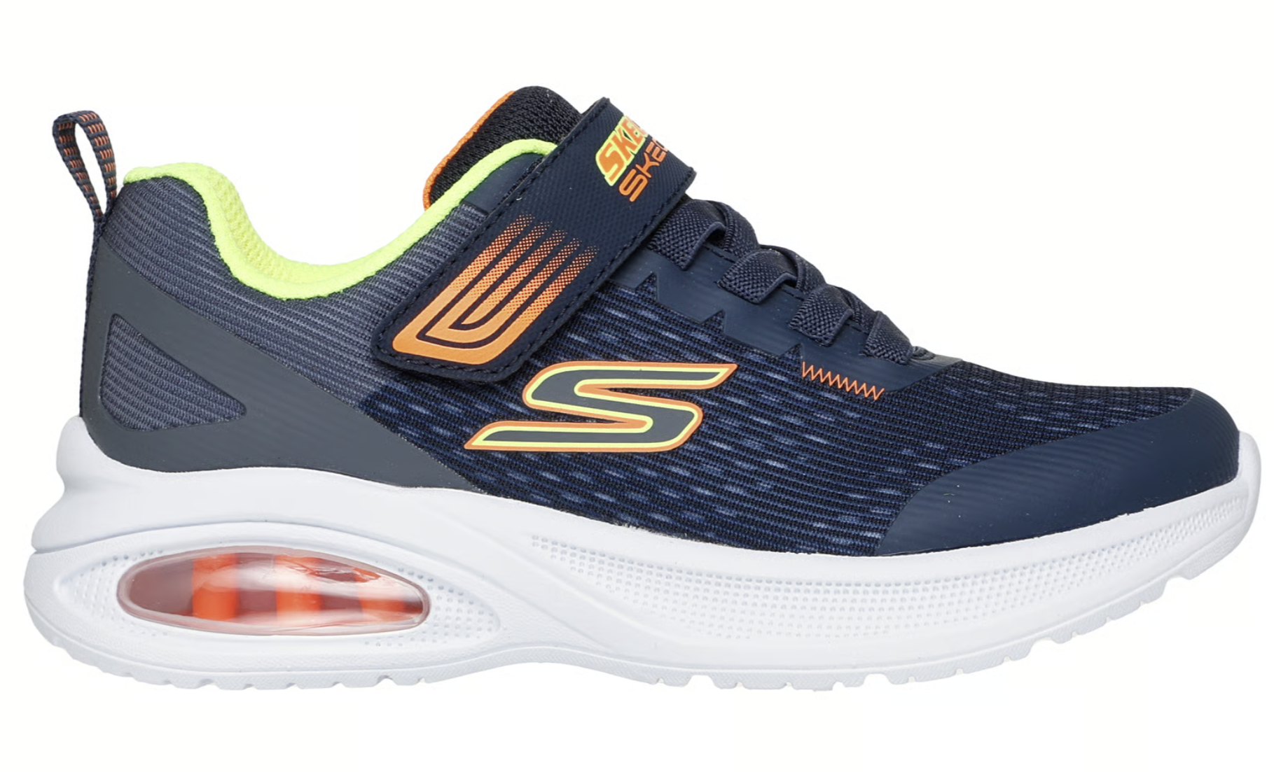 Skechers Microspec Max Advance - Squad-Pacer Junior Freizeitschuhe, blau/grau