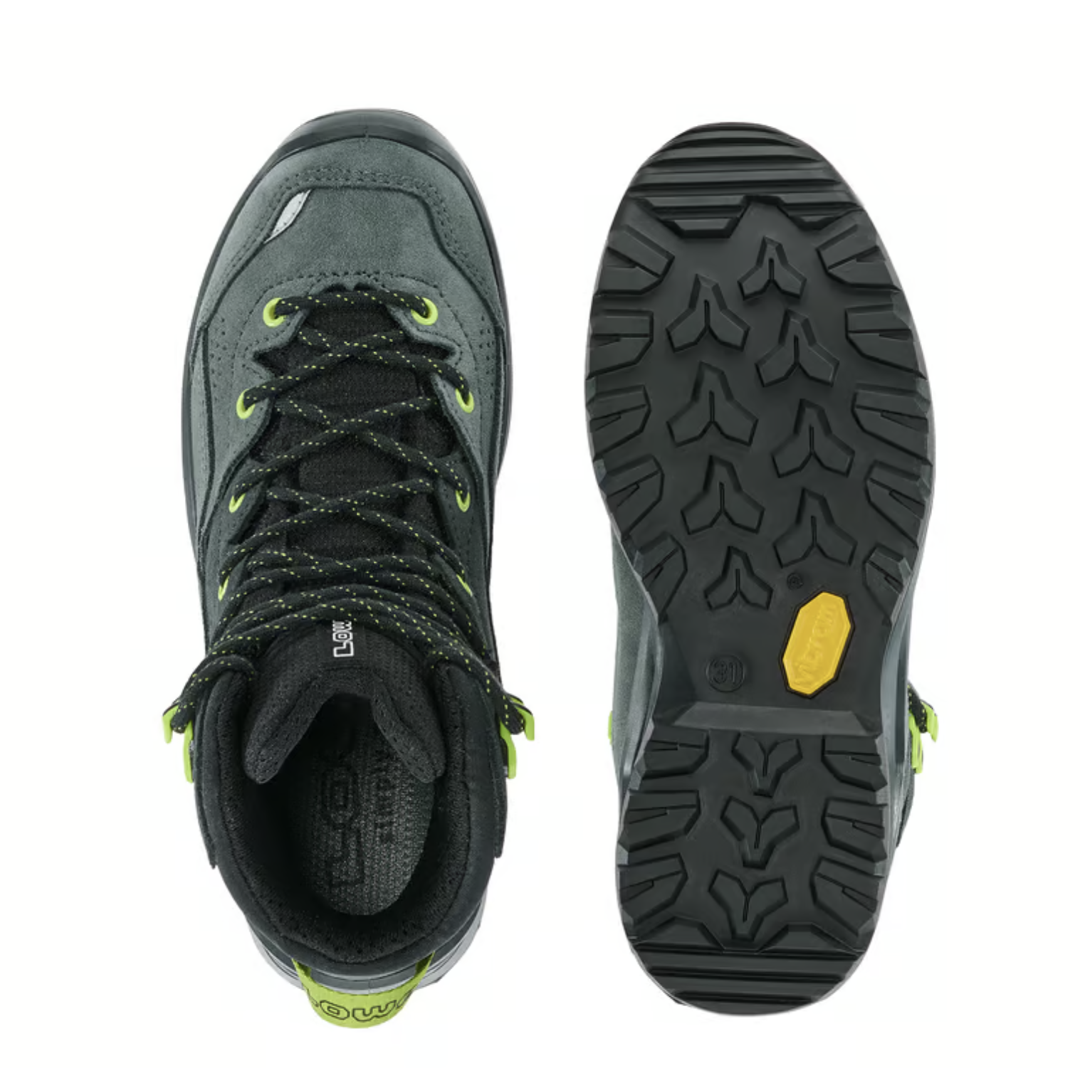 Lowa Wandax GTX MID Junior Wanderschuh (ab Grösse 36), dunkelpetrol/limone