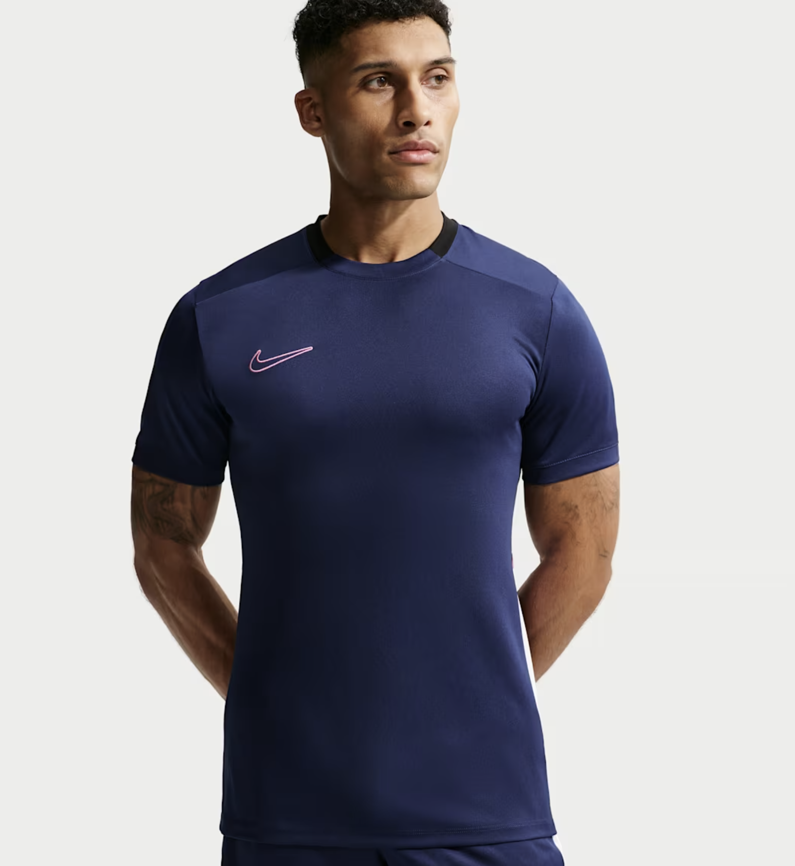 Nike Academy Dri-FIT kurzarm Trainingsshirt, blau