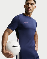 Nike Academy Dri-FIT kurzarm Trainingsshirt, blau