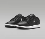 Nike Jordan Court Connect Low Junior Freizeitschuhe, schwarz/weiss