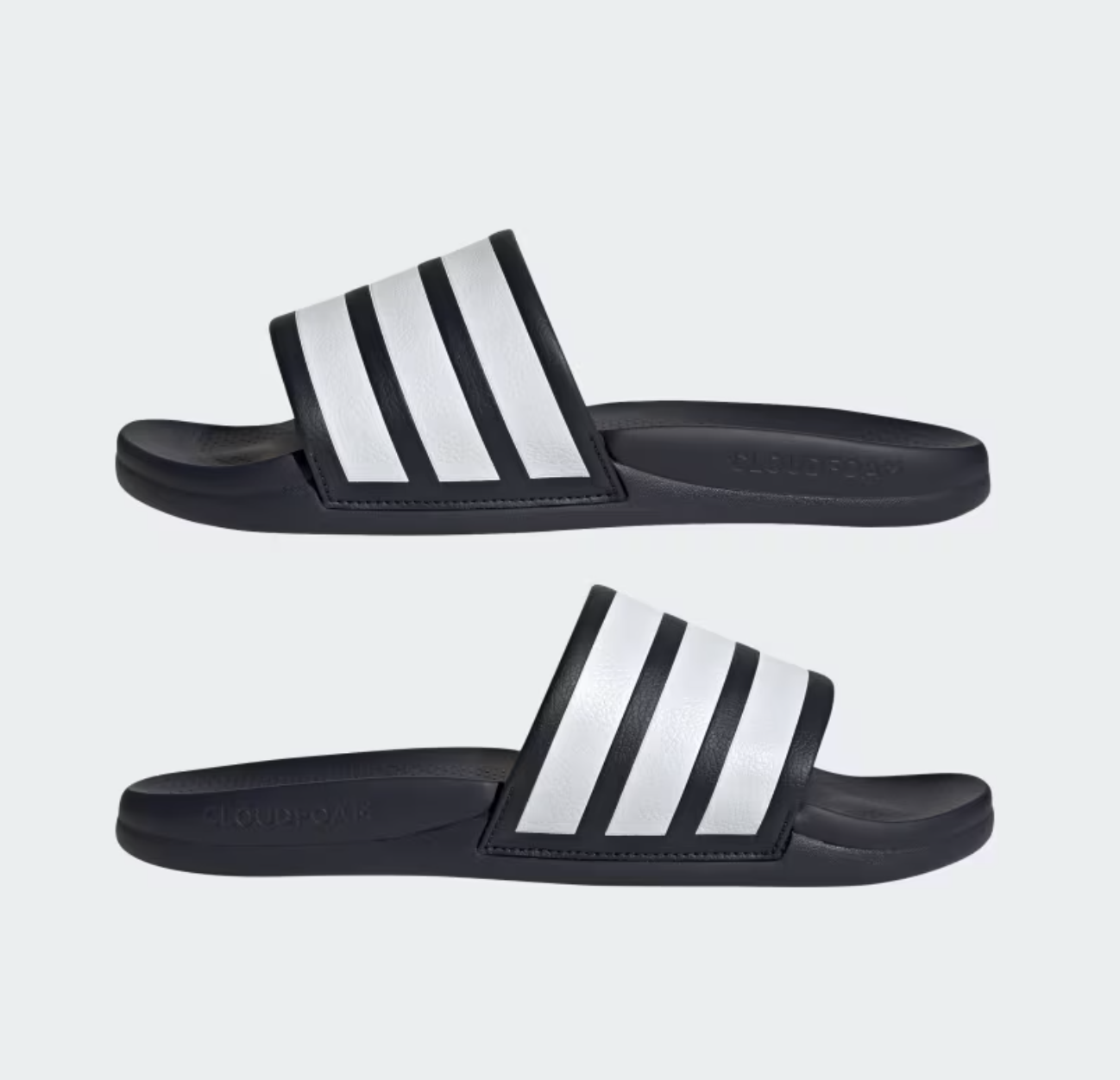 Adidas Adiletten Comfort 2.0, dunkelblau/weiss