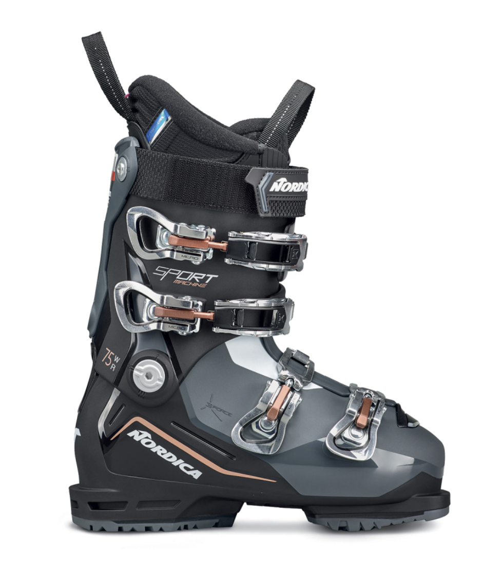 Nordica Sportmachine 3 75 W R Damen Skischuh, schwarz/anthrazit/rosa