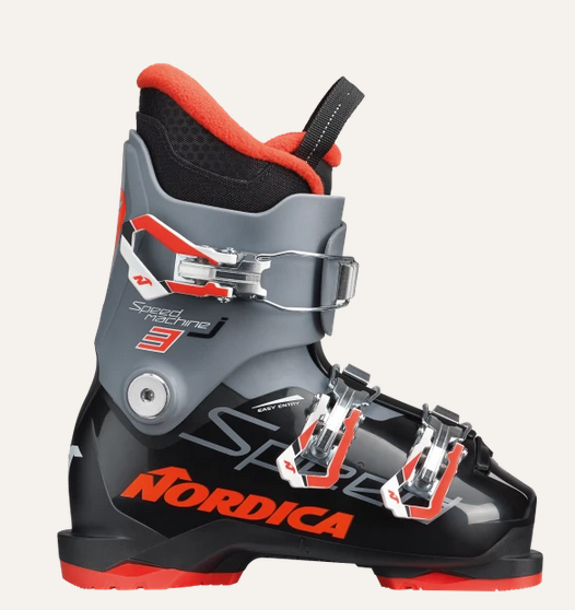 Nordica Junior Speedmachine J3 Skischuh, anthrazit/schwarz/rot
