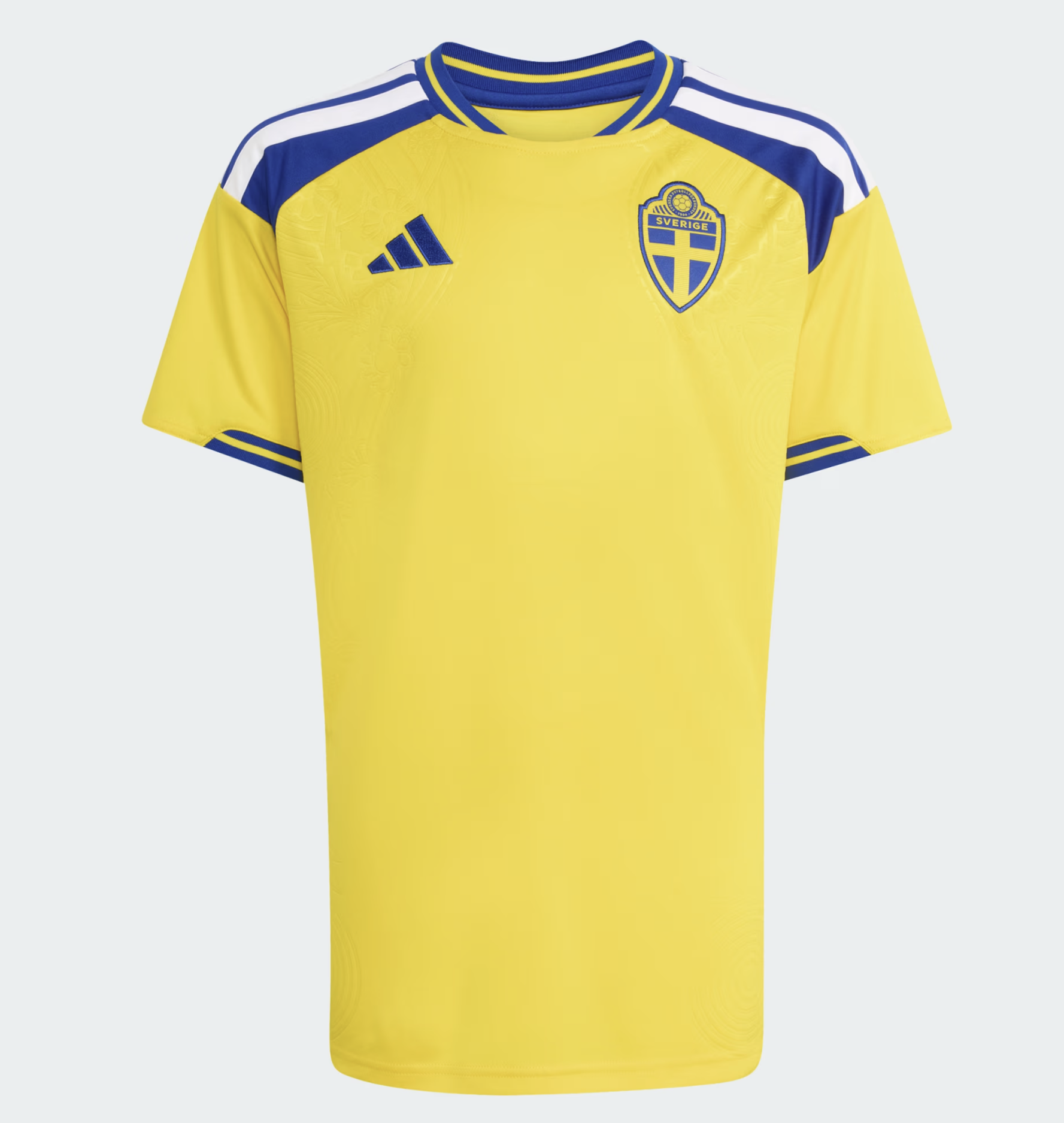 Adidas SVFF Schweden Trikot Home Junior 2026, gelb