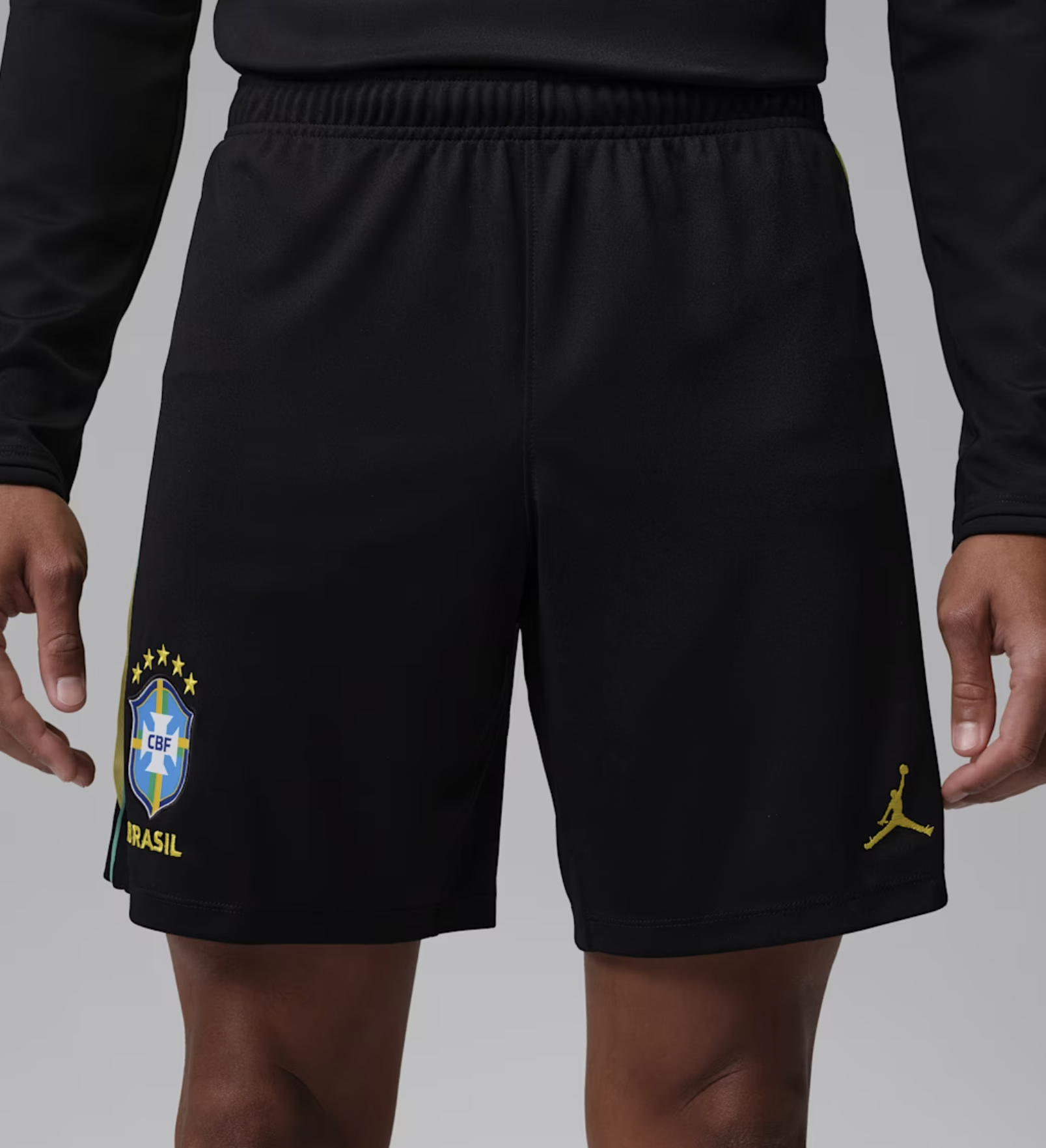 Nike CBF Brasilien Academy Pro Jordan Fussballshorts, schwarz