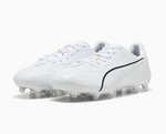 Puma KING Platinum FG/AG Fussballschuh, weiss