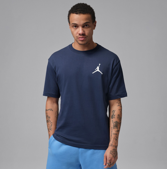 Nike Jordan Jumpman SS LBR T-Shirt Herren, navy/weiss