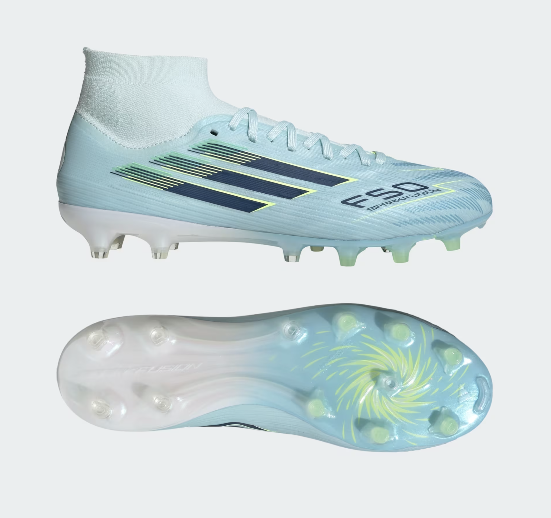 Adidas F50 Sparkfusion Pro FG/AG Fussballschuh, almblue/dupe/hireye