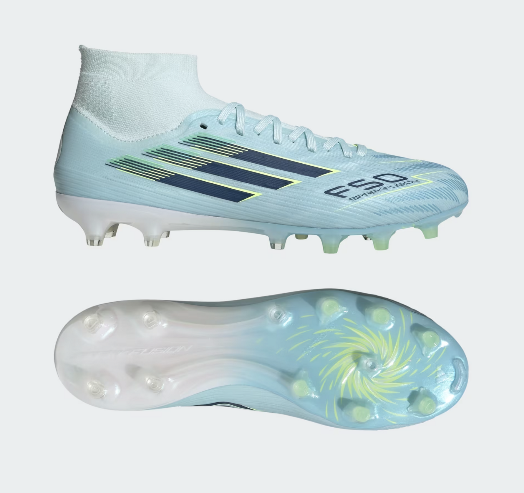 Adidas F50 Sparkfusion Pro FG/AG Fussballschuh, almblue/dupe/hireye