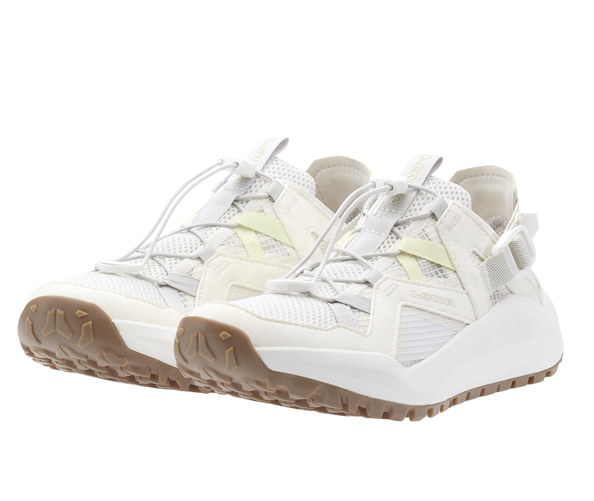Lowa Kaloya Vent luftiger Outdoor-Sneaker Damen Freizeitschuh, offwhite/weiss