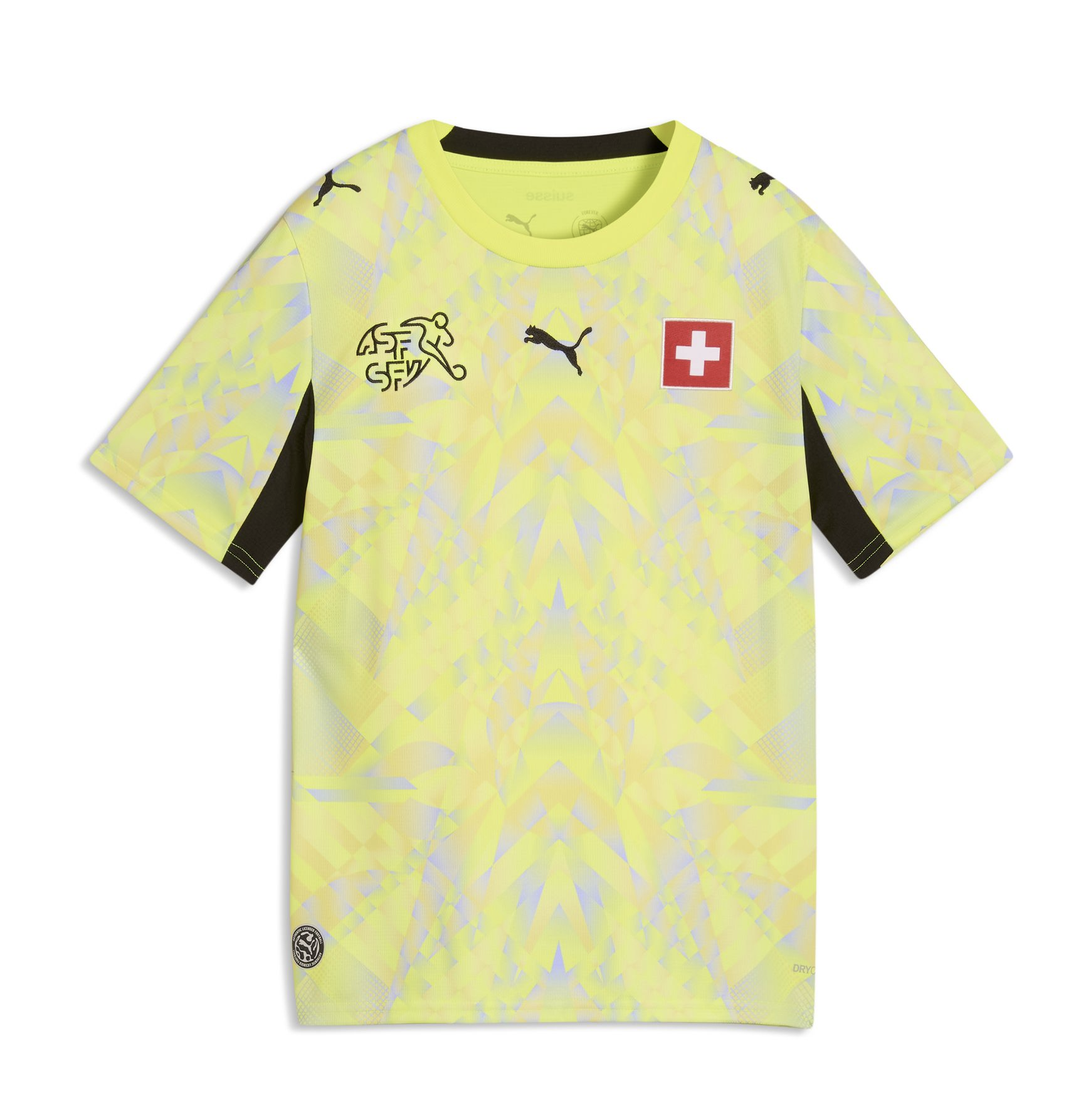 Puma SFV Schweiz Torwart Trikot Junior 2026, gelb