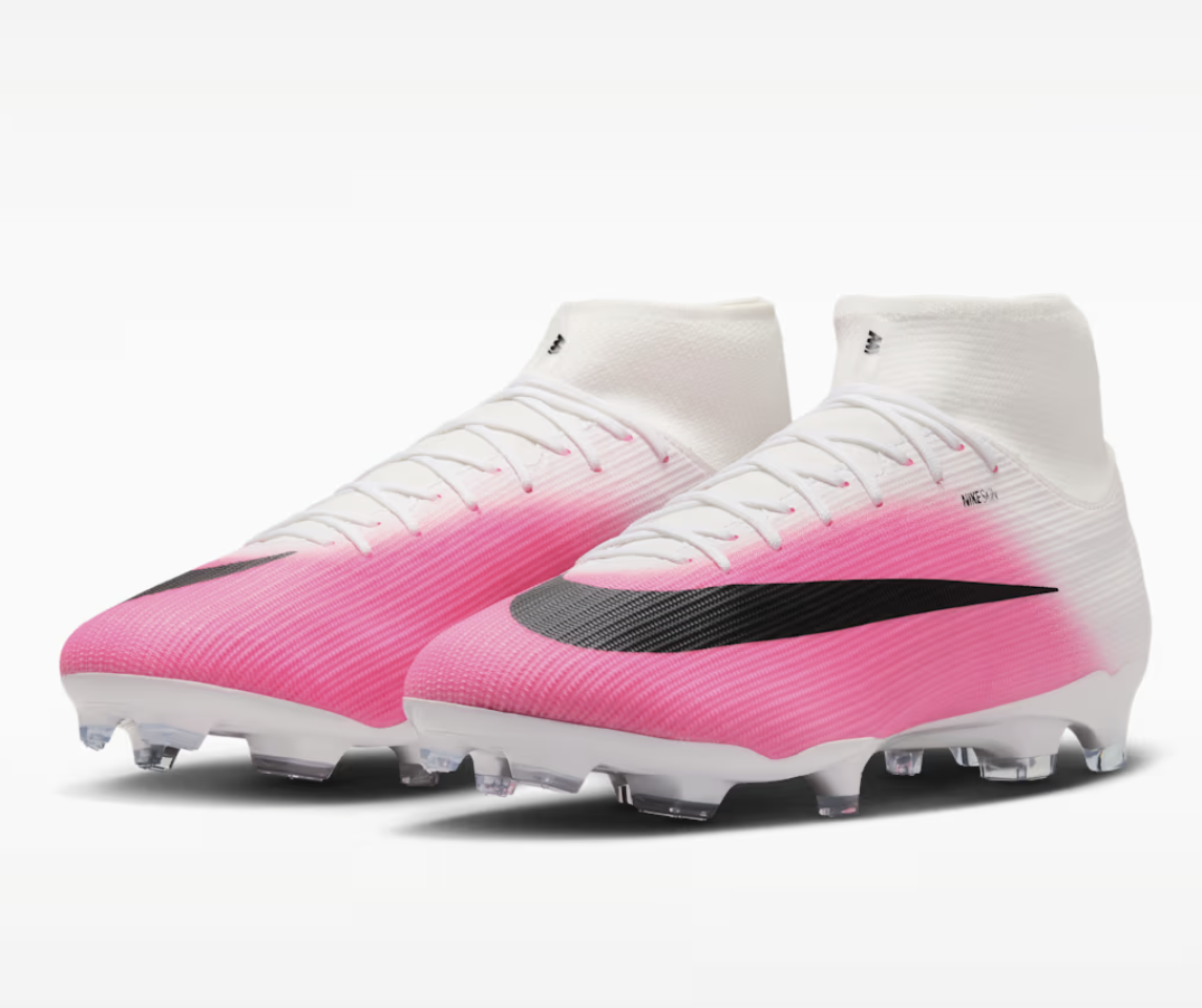 Nike Mercurial Superfly 11 Academy FG/MG Fussballschuh, weiss/pink/schwarz
