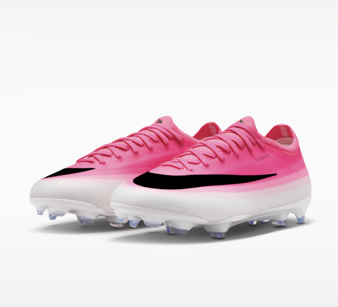Nike Mercurial Vapor 17 Pro FG Junior Fussballschuh, weiss/pink/schwarz