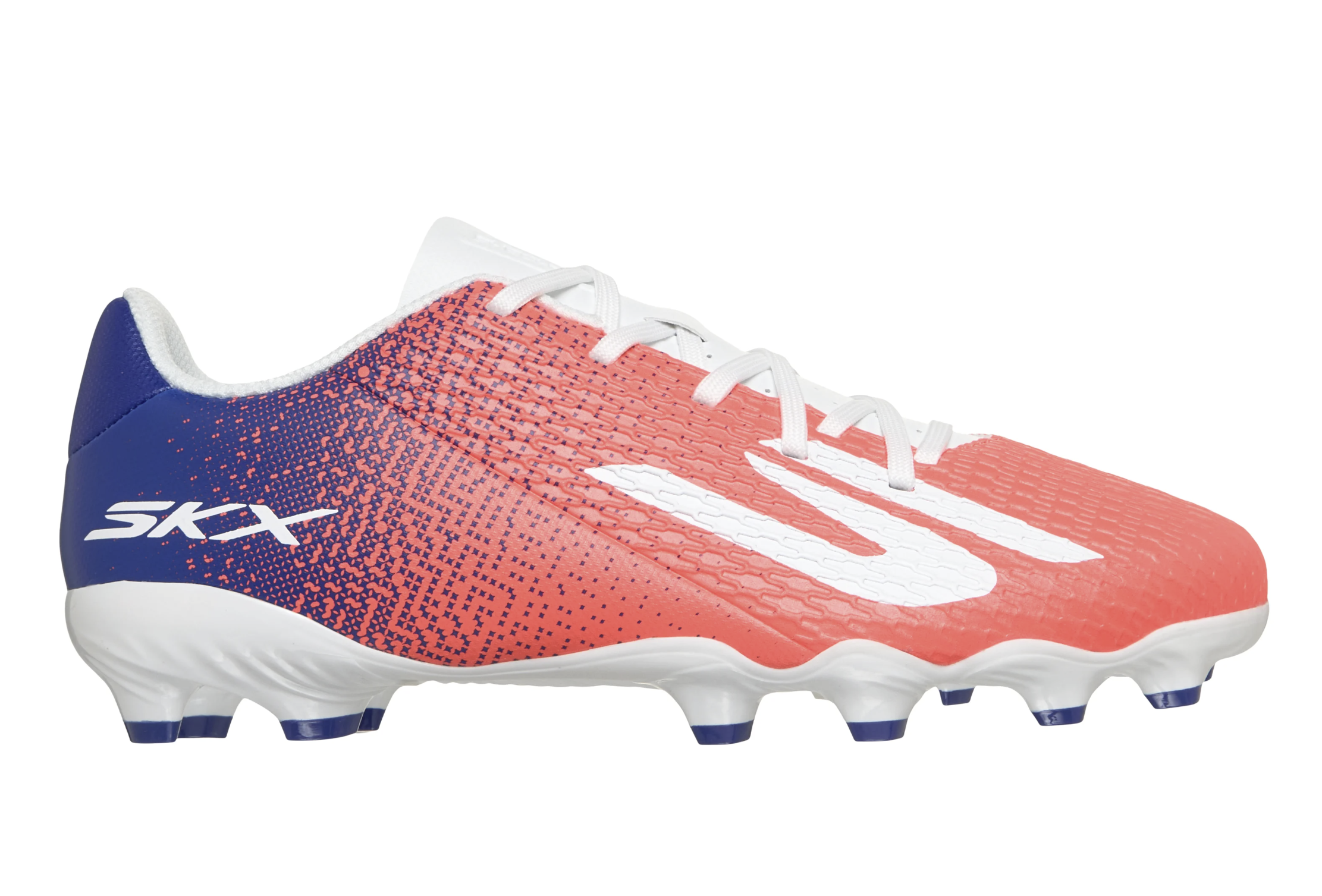 Skechers SKX_2 MG Junior Fussballschuhe, schwarz/blau/rosa