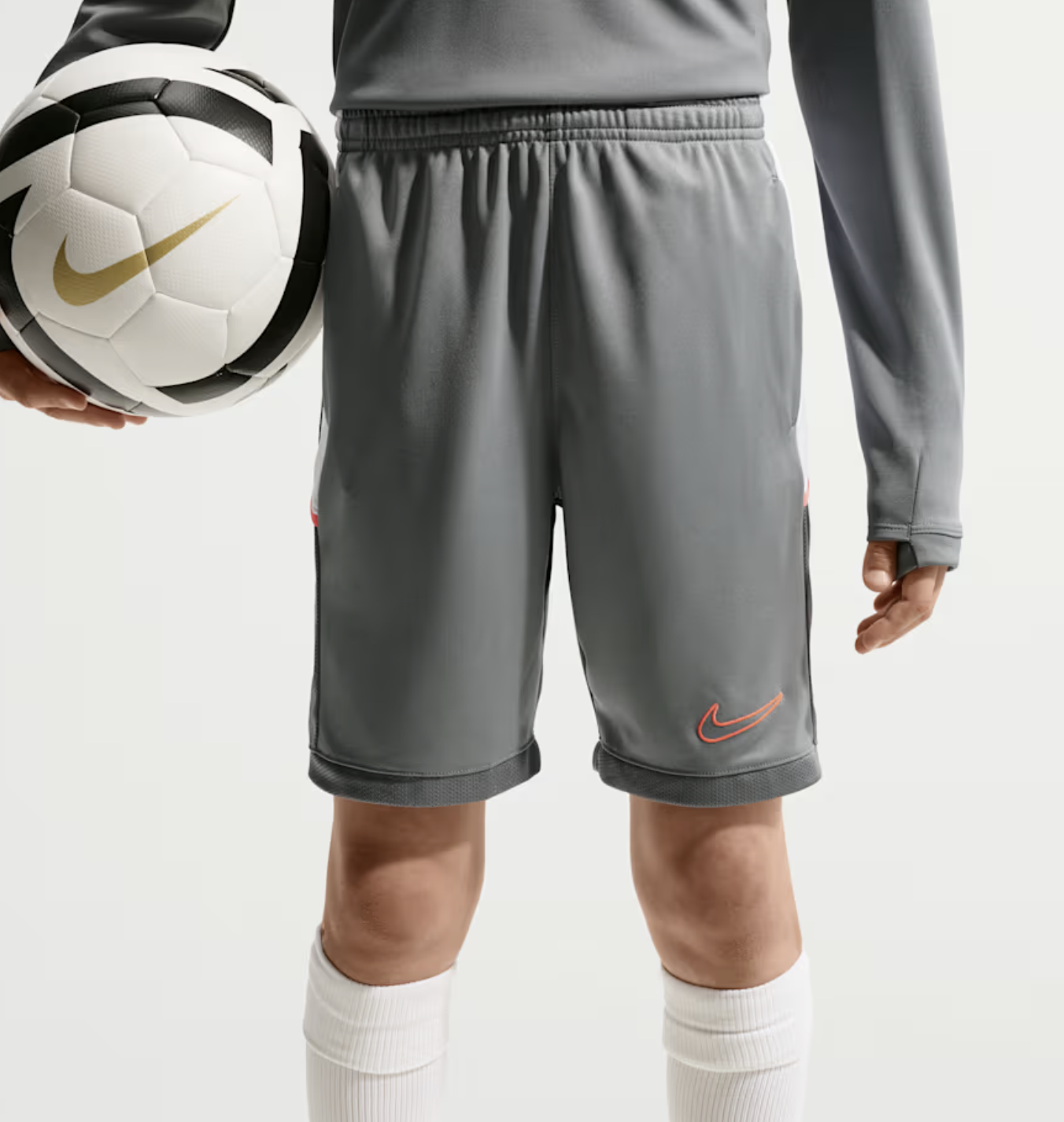 Nike Academy Dri-FIT Junior Fussballshorts, smokeggrey
