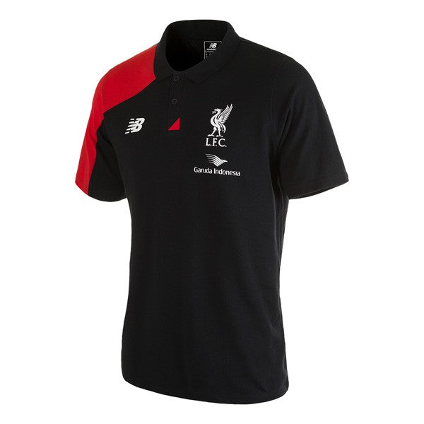 FC Liverpool Polo Schwarz Rot 15/16
