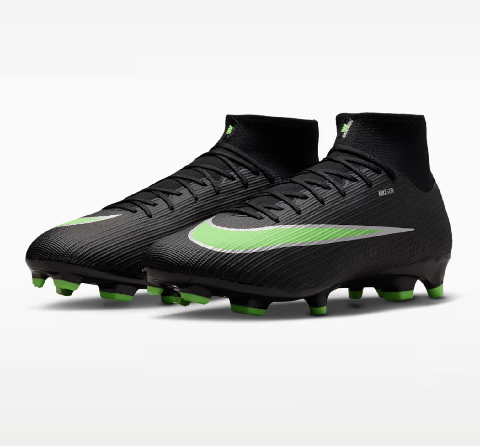 Nike Mercurial Superfly 11 Academy FG/MG Fussballschuh, schwarz/grün