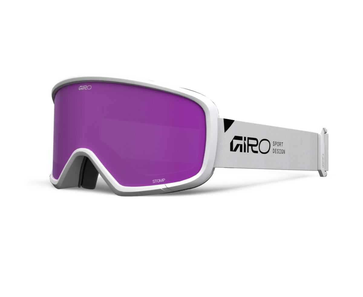 Giro Stomp Flash Kinder Skibrille, weiss/amberpink