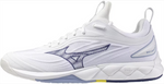 Mizuno Wave Luminous 3 Hallenschuh, white/bellwetherblue/belairblu