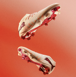 Puma Future 9 Ultimate FG Fussballschuh, almond/rot