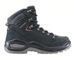 Lowa Renegade Evo GTX MID Damen Wanderschuh, stahlblau/altrosa