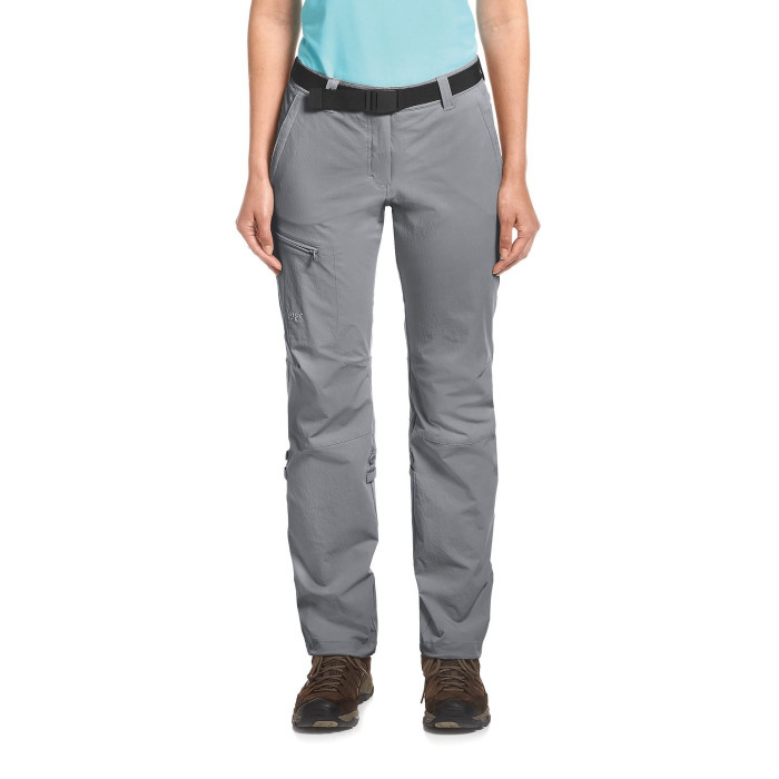 Maier Sports - Damen Roll up Wanderhose "Grau"