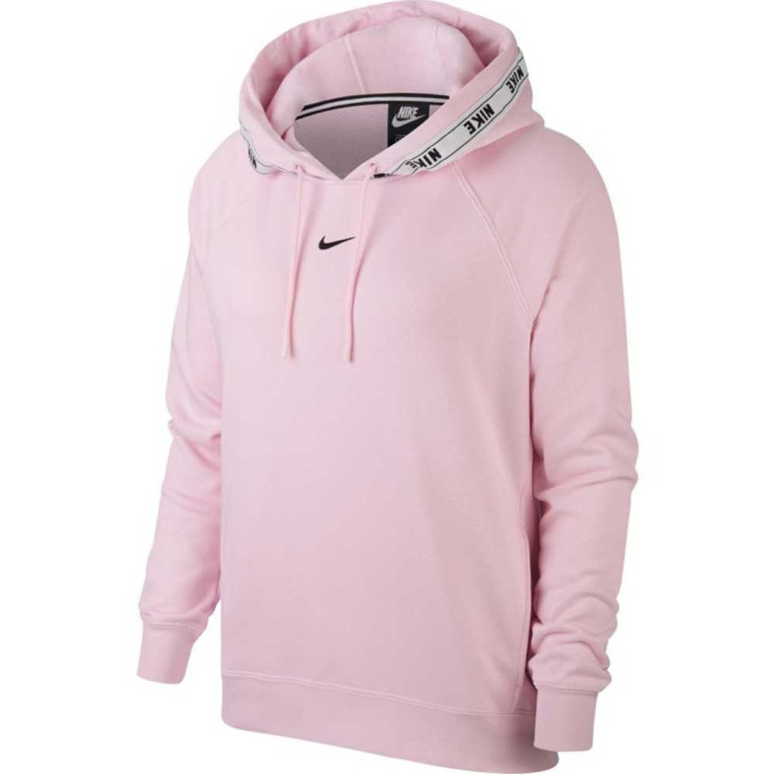 Nike Damen NSW Hoodie Logo Tape "Rosa"